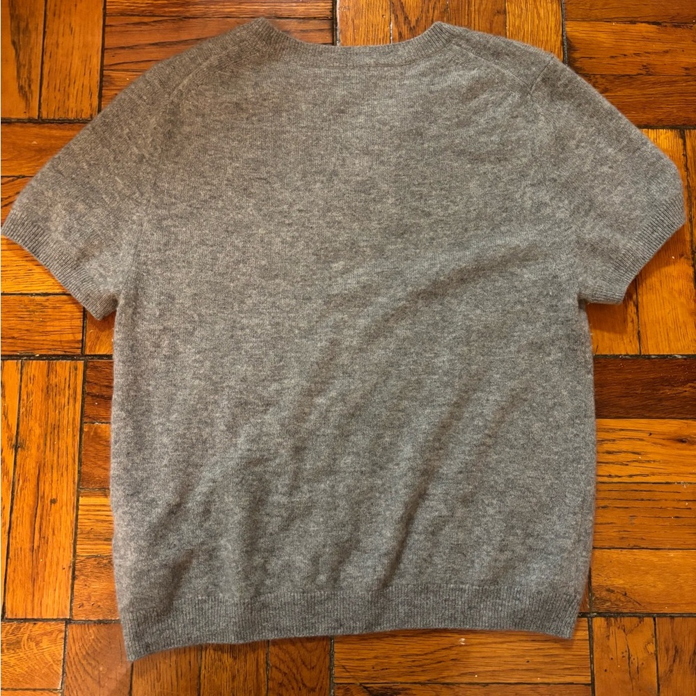 Quince Mongolian Cashmere Tee- Large - Picture 3 of 4